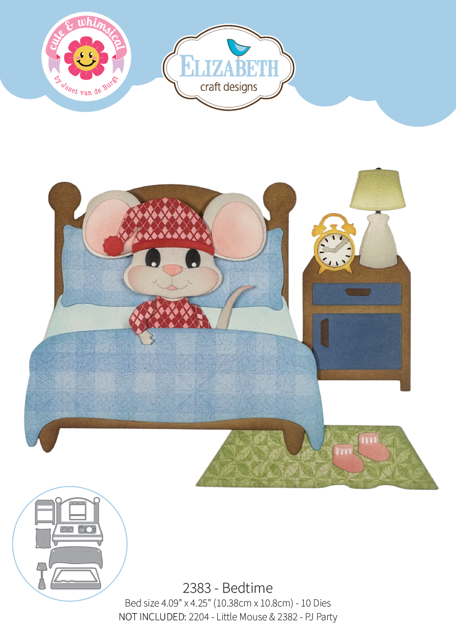 Elizabeth Craft Designs Bedtime Metal Die Set